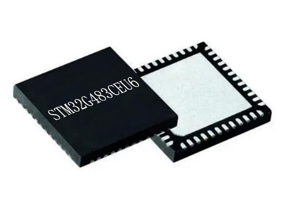 32Bit ARM Cortex-M4 STM32G483CEU6 Mikrokontroler MCU 48UFQFN Kinerja Tinggi