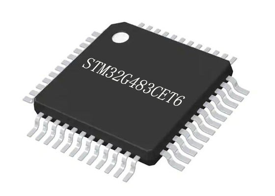 170MHz Mikrokontroler MCU STM32G483CET6 Chip Mikrokontroler 48LQFP Inti Tunggal