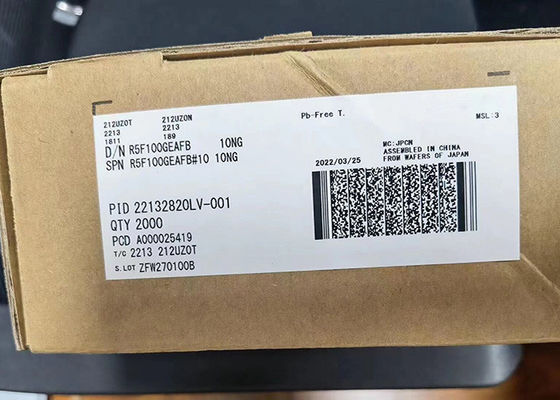 32MHz Mikrokontroler MCU R5F100GEAFB 16Bit Chip Mikrokontroler 48LQFP Daya Rendah