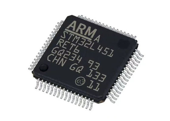 STM32L451RET6TR Mikrokontroler 32-bit dengan ARM Cortex-M4 Core, Kecepatan 80MHz, RAM 160 kB, dan ADC 12-bit
