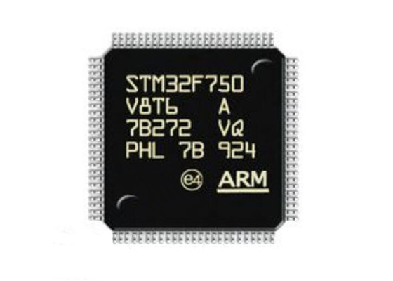 STM32F750V8T6 Mikrokontroler MCU ARM Cortex-M7 100LQFP Chip Mikrokontroler