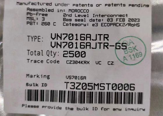 Chip Sirkuit Terpadu VN7016AJTR High Side Driver IC PowerSSO16 Single Channel