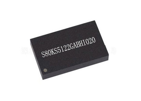 200MHz Pseudo SRAM Memory IC S80KS5122GABHI020 FBGA24 Chip Sirkuit Terpadu