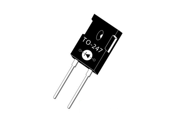 Silicon Carbide Schottky MSC020SDA120B Chip Sirkuit Terpadu TO-247-2 Dioda