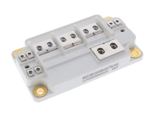 Modul IGBT Otomotif MSCSM120AM042CT6LIAG 495A Transistor Chassis Mount