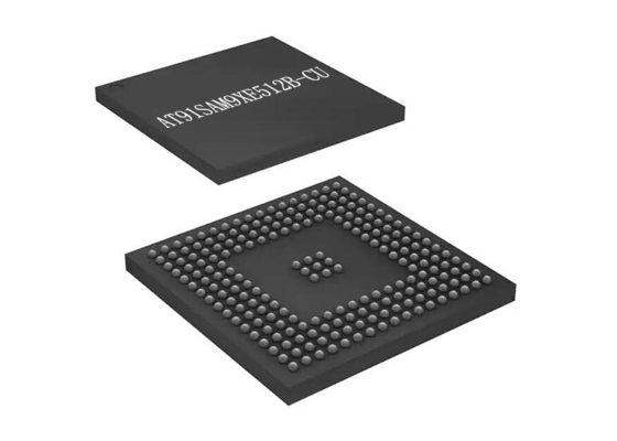 Chip Sirkuit Terpadu AT91SAM9XE512B-CU 1Core Chip Mikroprosesor 217-LFBGA Chip IC