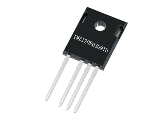 Chip Sirkuit Terpadu IMZ120R030M1H Silicon Carbide N-Channel Transistor TO-247-4