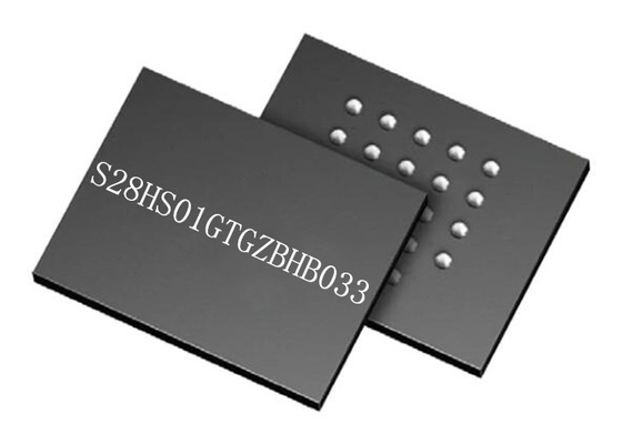 S28HS01GTGZBHB033 Chip Sirkuit Terpadu 200MHz 24-FBGA FLASH NOR Chip Memori