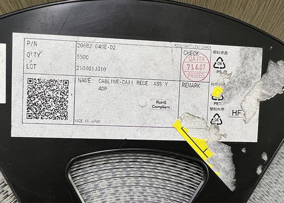 Konektor Persegi Panjang 40Posisi 20682-040E-02 Chip Sirkuit Terpadu 100V