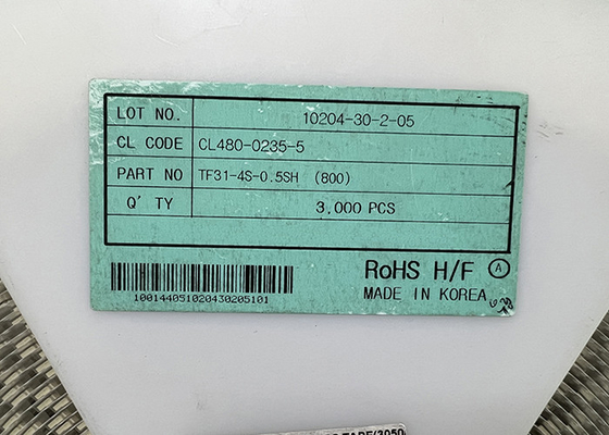 TF31-4S-0.5SH Rakitan Konektor Fleksibel Datar Chip Sirkuit Terpadu