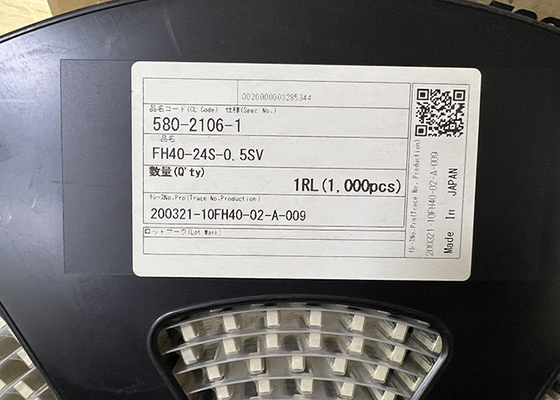 FH40-24S-0.5SV Chip Sirkuit Terpadu 24 Posisi Konektor Fleksibel Datar