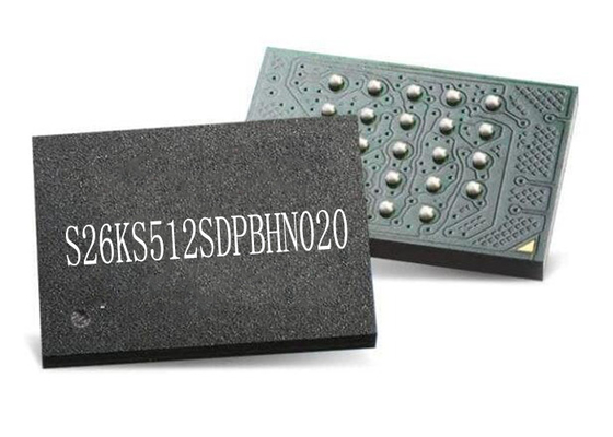 S26KS512SDPBHN020 NOR IC Memori 24-FBGA Chip Sirkuit Terpadu 512Mbit IC Memori