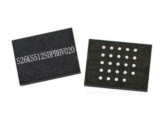 IC Memori NOR S26KS512SDPBHV020 512Mbit Paralel 24-FBGA Chip Sirkuit Terpadu