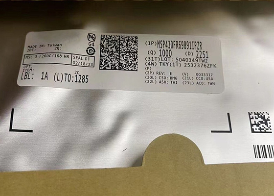 Mikrokontroler MCU MSP430FR69891IPZR 100-LQFP IC Mikrokontroler Sinyal Campuran