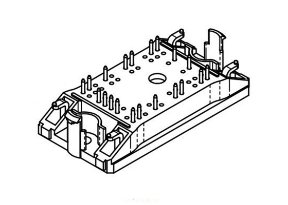 Modul Daya NXH80T120L2Q0S2G Modul Silikon IGBT Modul IGBT Otomotif 158W