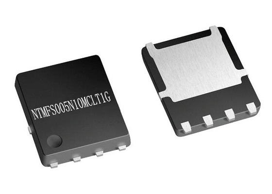 Transistor N-Channel Tunggal NTMFS005N10MCLT1G Power MOSFET 5-DFN Chip IC