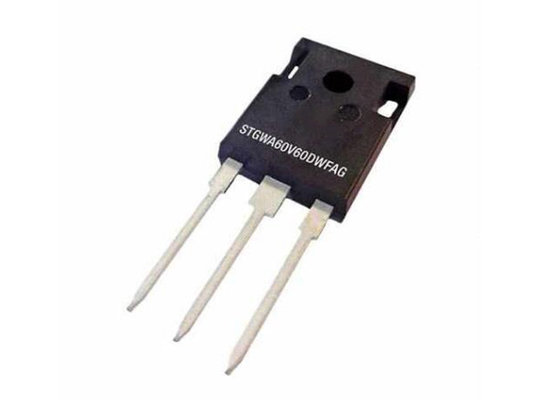 Transistor IGBT STGWA60V60DWFAG Lapangan Gerbang Parit Kelas Otomotif Berhenti TO-247-3
