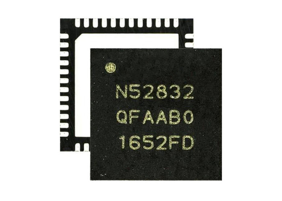 NRF52832-QFAB-G-R BT IC Sistem RF Pada Chip 48-VFQFN BT 5.3 SoC