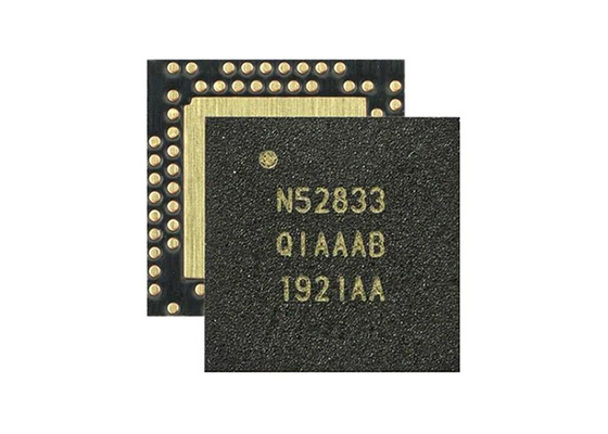 Multiprotocol BT 5.3 SOC IC NRF52833-QIAA-B-R7 2.4GHz BT Energi Rendah