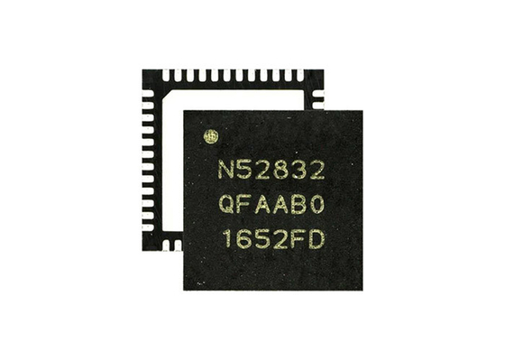 RF Transceiver BT IC 2.4GHz 48-VFQFN NRF52832-QFAA-G-R7 Sistem Multicore
