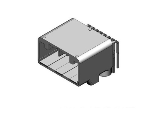 MX84B016NF1 Sirkuit Terpadu Chip Persegi Panjang Konektor Header Melalui Lubang