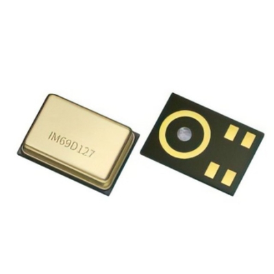 Sensor IC IM69D127V11XTMA1 Berkinerja Tinggi Mikrofon Digital MEMS Noise Cancelling