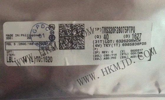 Mikrokontroler MCU TMS320F28075PTPQ 32-Bit Single-Core Otomotif Fungsi Keamanan Mikrokontroler IC