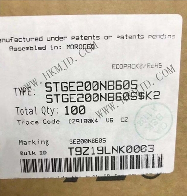 Modul IGBT Otomotif STGE200NB60S Modul IGBT Tunggal 600V 200A Chassis Mount