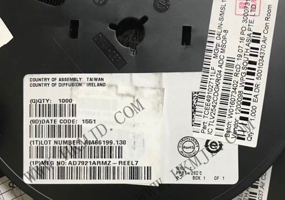 Chip Sirkuit Terintegrasi AD7921ARMZ 72.5 dB Analog ke Konverter Digital