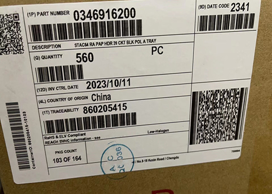 Chip sirkuit terintegrasi 34691-6200 Konektor persegi panjang otomotif