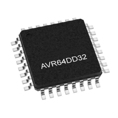 Mikrokontroler MCU AVR64DD32-E/PT 64KB Flash 8Bit Microcontroller tertanam 24MHz