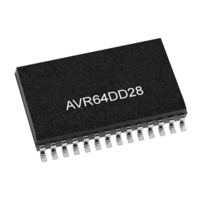 Microcontroller MCU AVR64DD28T-E/SO 24MHz 8KB RAM 8Bit MCU tertanam SOIC28
