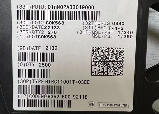Chip sirkuit terintegrasi HTRC11001T HITAG Reader Chip 125kHz RFID Reader IC 14-SOIC