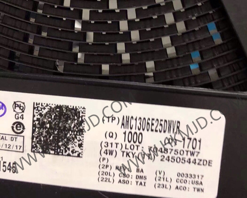 Chip Sirkuit Terpadu AMC1306E25DWVR 16b CMOS Serial Isolated Module 8-SOIC