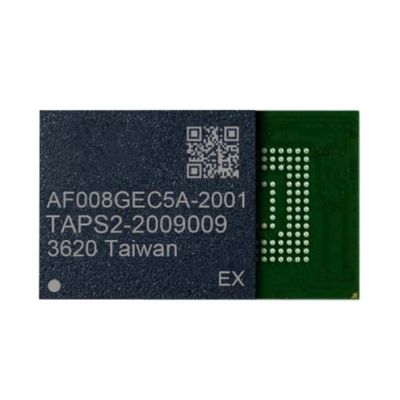 Memori IC Chip AF008GEC5A-2001EX 64Gbit eMMC Memori IC BGA153 Permukaan Mount