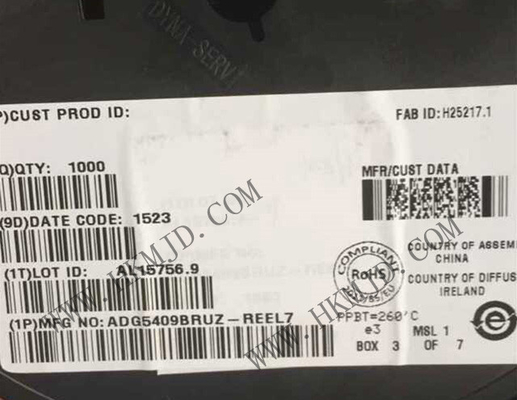 Chip sirkuit terintegrasi ADG5409BRUZ 14Ohm 4 Channel Multiplexers TSSOP16