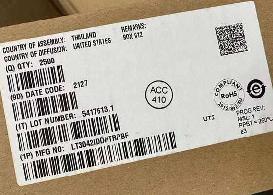 Chip Sirkuit Terpadu LT3042IDD Noise Ultra Low PSRR RF Linear Regulator 10-DFN