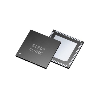 Chip sirkuit terintegrasi CYPD727268LQXQ Dual-Port USB-C Power Delivery dan DC-DC Controller