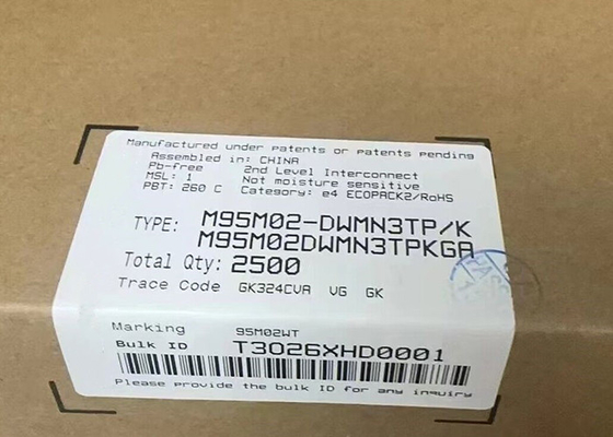 Memori IC Chip M95M02-DWMN3TP/K 2Mbit Serial SPI Bus Automotive EEPROM Memori