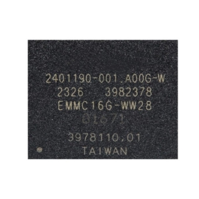 Memori IC Chip EMMC08G-MV28-01J10 2.7V Untuk 3.6V 64Gbit NAND Flash Memory FBGA-153