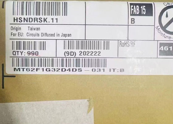 Memori IC Chip MT62F1G32D4DS-031 IT:B Otomotif LPDDR5 32Gbit Parallel Memory IC