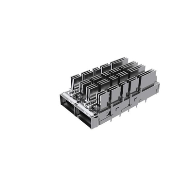 Konektor UE36C2622106A4A 500mA QSFP DD Konektor untuk Fiber Channel