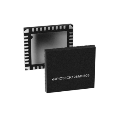 Microcontroller MCU DSPIC33CK128MC503T-I/M5 Kontroler Sinyal Digital 1 Inti Presisi Tinggi