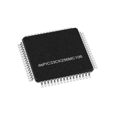 Microcontroller MCU DSPIC33CK256MC106T-I/PT Tujuan Umum 100Mhz 16-Bit Digital Signal Controllers