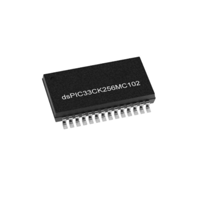 Microcontroller MCU DSPIC33CK256MC102T-I/SS Kontroler Sinyal Digital Berkinerja Tinggi 100Mhz 16 Bit