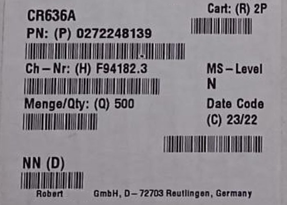 Chip sirkuit terintegrasi CR636 Regulator tegangan untuk 14V alternator MultiWatt8