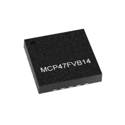 Chip Sirkuit Terintegrasi MCP47FVB14-E/MQ 10-Bit Konverter Digital Ke Analog QFN-20