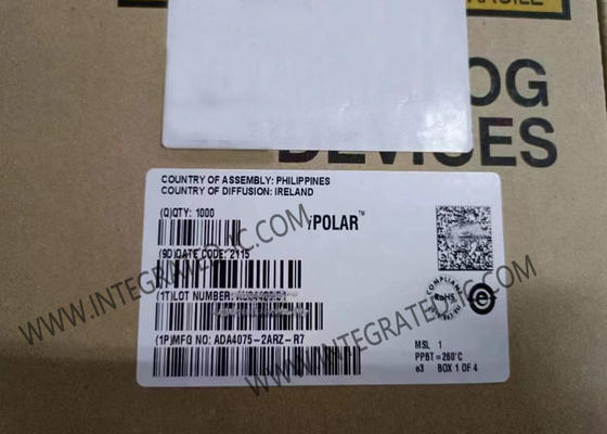 ADA4075-2ARZ Integrated Circuit Chip 6,5MHz Ultralow Noise Amplifier Pada Daya Rendah