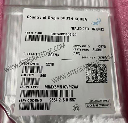 MIMX8MN1CVPIZAA Mikrokontroler MCU 2Core 64-Bit i.MX8MN Mikrokontroler IC FCBGA-306