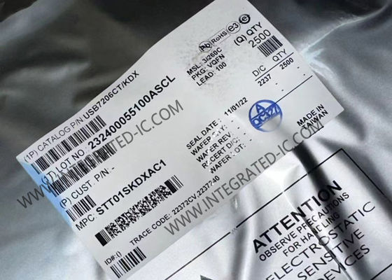 Chip sirkuit terintegrasi USB7206CT/KDX USB 3.1 Gen 2 Hub Controller VQFN-100